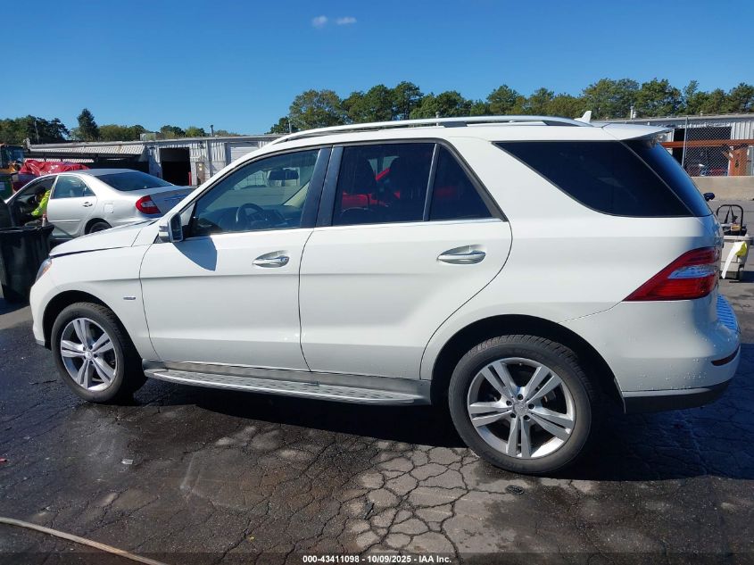 2012 Mercedes-Benz Ml 350 4Matic VIN: 4JGDA5HB0CA080198 Lot: 43411098