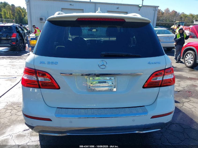 2012 Mercedes-Benz Ml 350 4Matic VIN: 4JGDA5HB0CA080198 Lot: 43411098