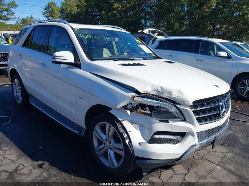2012 Mercedes-Benz Ml 350 4Matic VIN: 4JGDA5HB0CA080198 Lot: 43411098