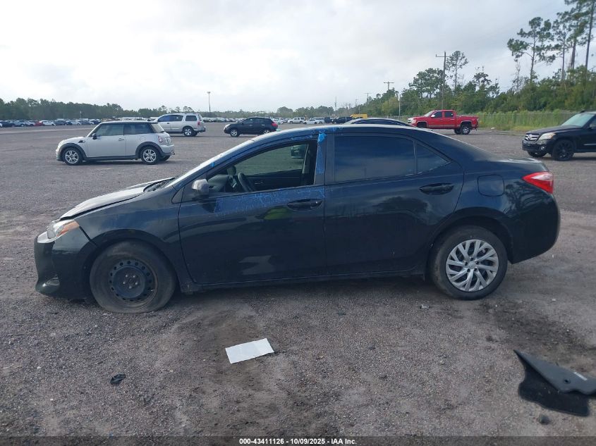2019 Toyota Corolla Le VIN: 2T1BURHE7KC161312 Lot: 43411126