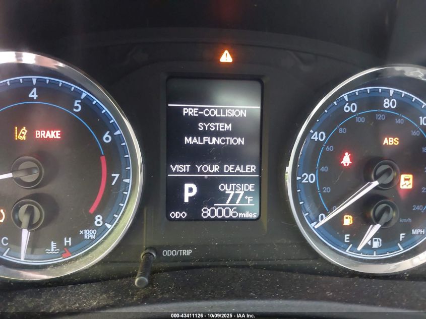 2019 Toyota Corolla Le VIN: 2T1BURHE7KC161312 Lot: 43411126