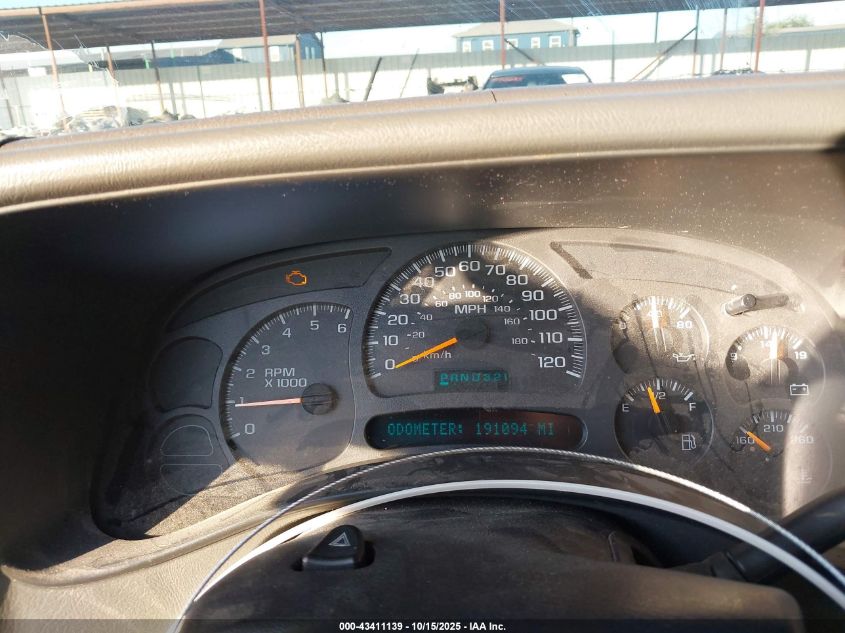 2003 GMC Sierra 1500 VIN: 1GTEC14X13Z271529 Lot: 43411139