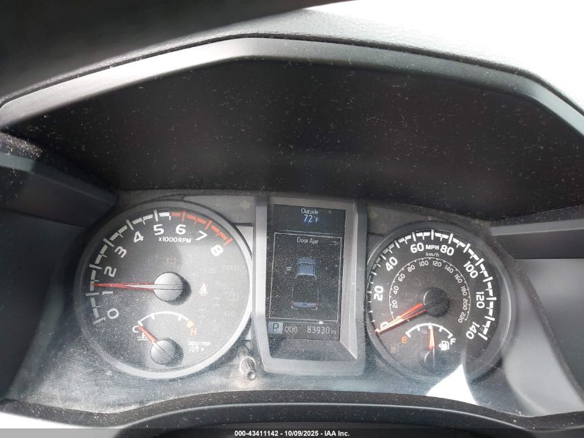 2019 Toyota Tacoma Sr VIN: 5TFRX5GN7KX139358 Lot: 43411142