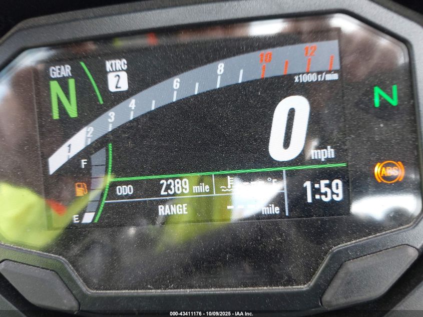 2025 Kawasaki Ex650 P VIN: ML5EXEP11SDAG4145 Lot: 43411176