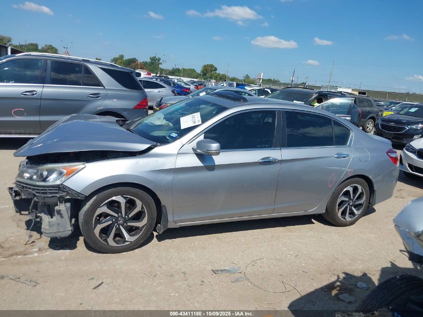 2016 Honda Accord Ex-L VIN: 1HGCR2F80GA020427 Lot: 43411180