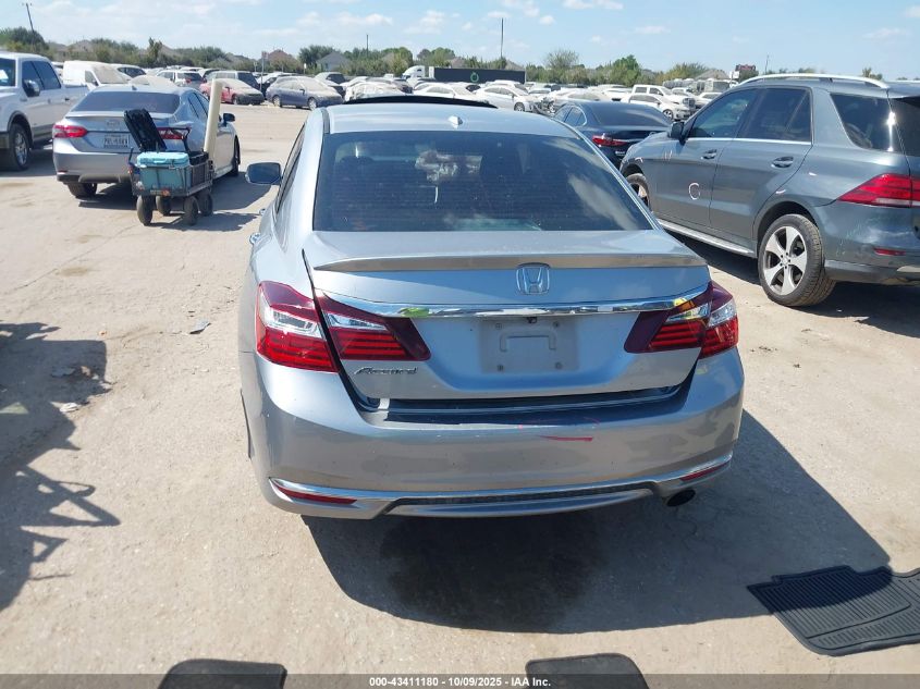 2016 Honda Accord Ex-L VIN: 1HGCR2F80GA020427 Lot: 43411180