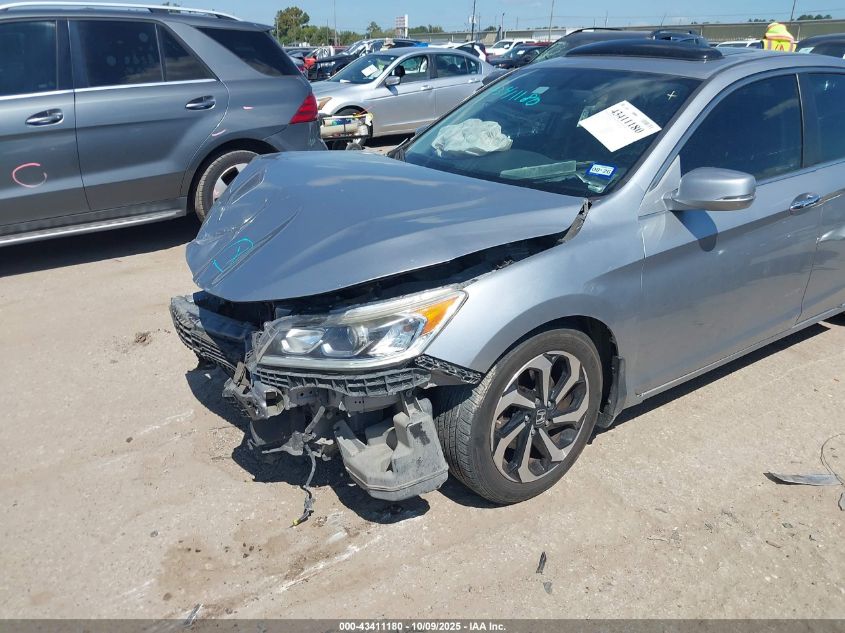 2016 Honda Accord Ex-L VIN: 1HGCR2F80GA020427 Lot: 43411180