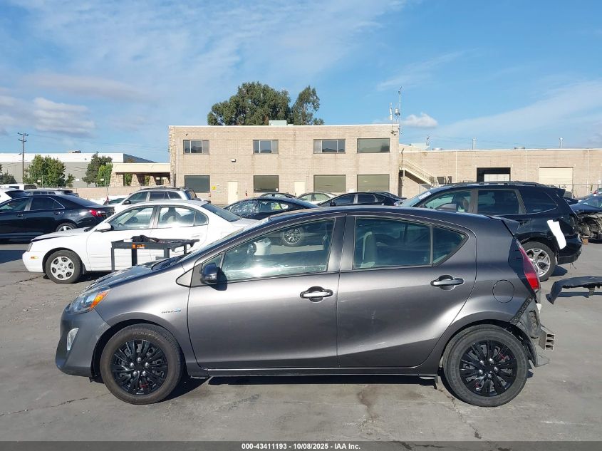 2015 Toyota Prius C One VIN: JTDKDTB39F1110165 Lot: 43411193