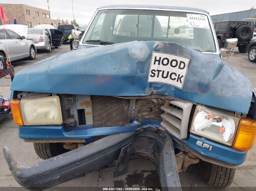 1991 Ford F150 VIN: 1FTDF15Y8MPB26043 Lot: 43411243