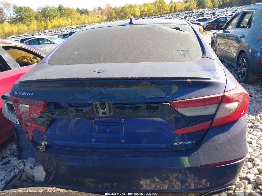 2020 Honda Accord Sport VIN: 1HGCV1F31LA023406 Lot: 43411274