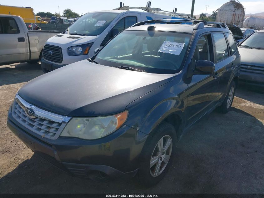 2011 Subaru Forester 2.5X VIN: JF2SHABC7BH712512 Lot: 43411283