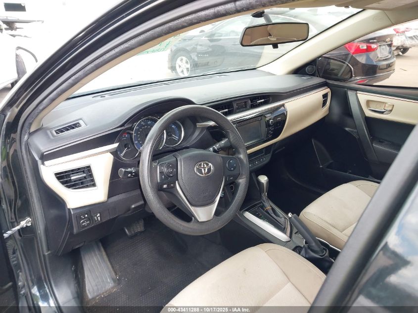 2016 Toyota Corolla Le VIN: 5YFBURHE8GP536230 Lot: 43411288