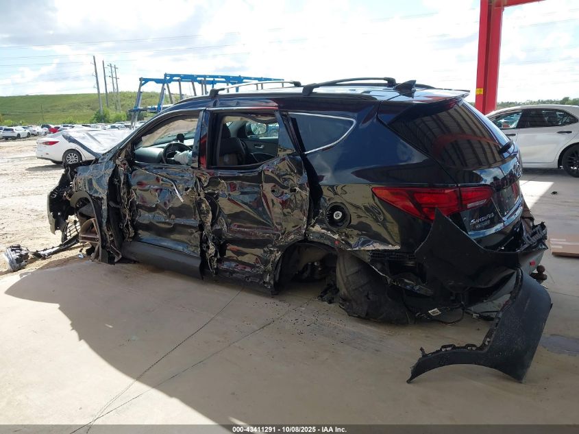 2018 Hyundai Santa Fe Sport 2.4L VIN: 5XYZUDLB4JG545534 Lot: 43411291