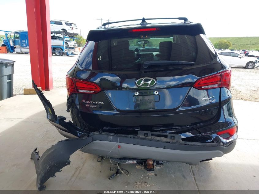 2018 Hyundai Santa Fe Sport 2.4L VIN: 5XYZUDLB4JG545534 Lot: 43411291