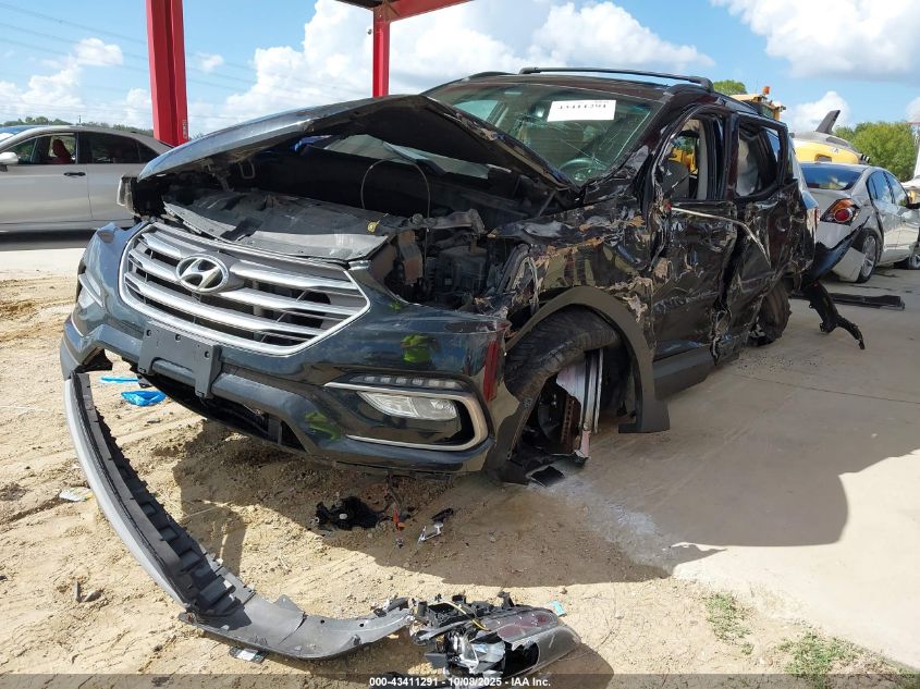 2018 Hyundai Santa Fe Sport 2.4L VIN: 5XYZUDLB4JG545534 Lot: 43411291