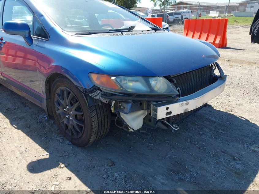 2007 Honda Civic Lx VIN: 1HGFA16537L115962 Lot: 43411335