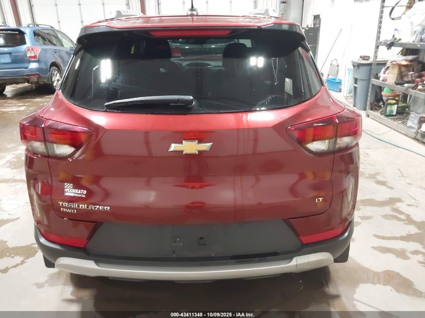 2022 Chevrolet Trailblazer Awd Lt VIN: KL79MRSL2NB019570 Lot: 43411348