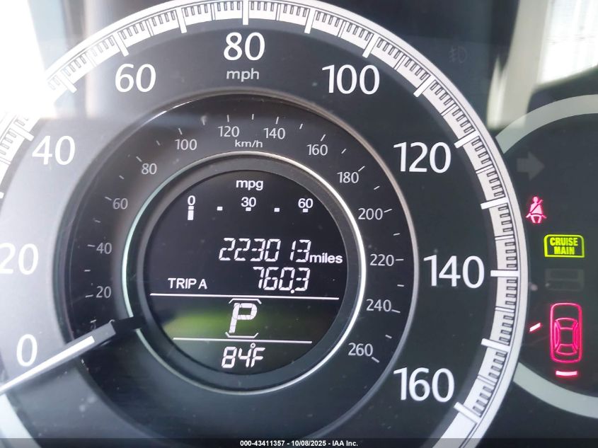 2015 Honda Accord Ex-L V-6 VIN: 1HGCR3F87FA029713 Lot: 43411357