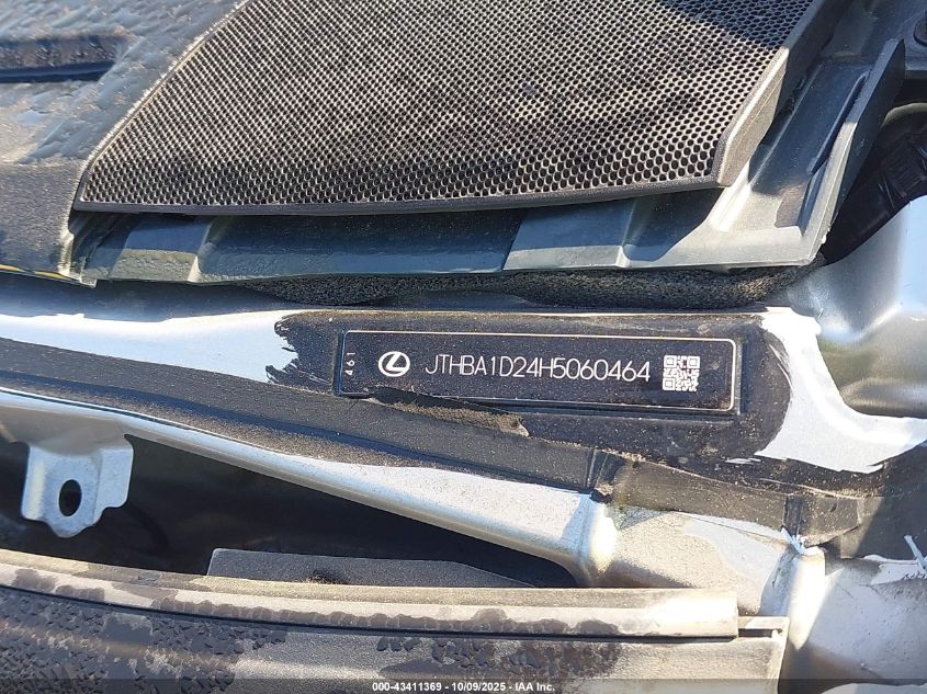 2017 Lexus Is 200T VIN: JTHBA1D24H5060464 Lot: 43411369