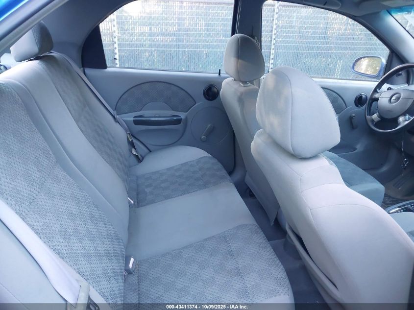 2005 Chevrolet Aveo Ls VIN: KL1TD52625B438571 Lot: 43411374