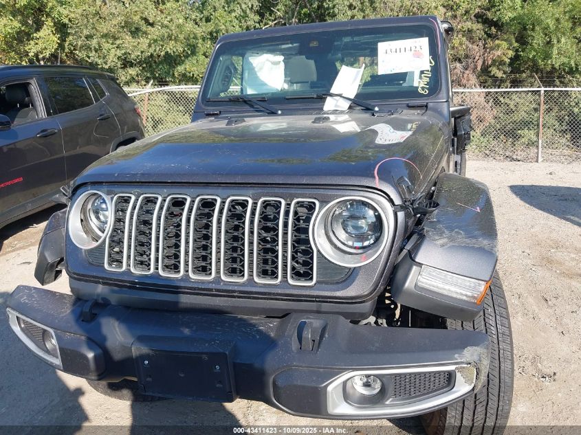 2025 Jeep Wrangler 4-Door Sahara 4X4 VIN: 1C4PJXEN8SW528345 Lot: 43411423