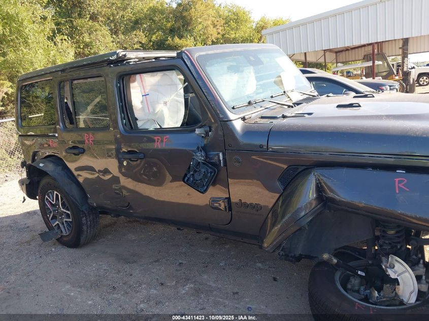 2025 Jeep Wrangler 4-Door Sahara 4X4 VIN: 1C4PJXEN8SW528345 Lot: 43411423