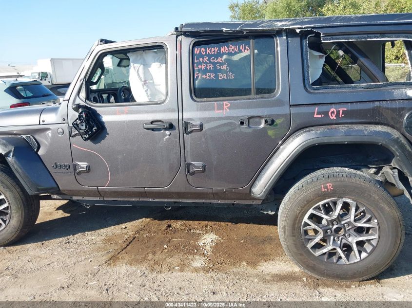 2025 Jeep Wrangler 4-Door Sahara 4X4 VIN: 1C4PJXEN8SW528345 Lot: 43411423