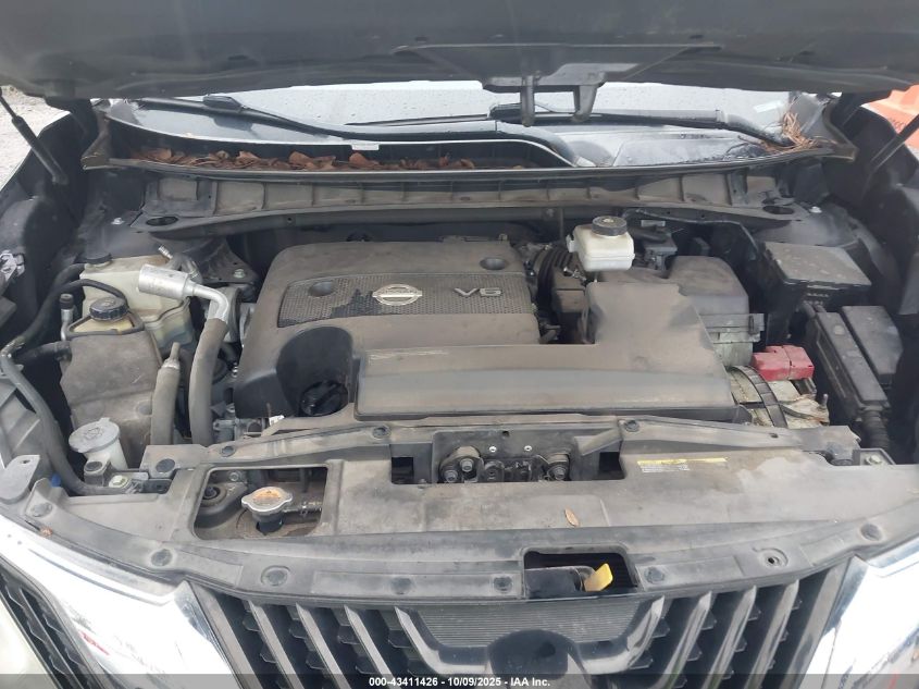 2017 Nissan Murano Sv VIN: 5N1AZ2MG1HN178328 Lot: 43411426