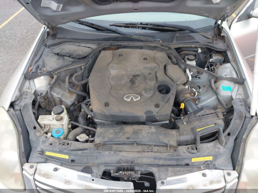 2004 Infiniti G35 VIN: JNKCV51EX4M615464 Lot: 43411449