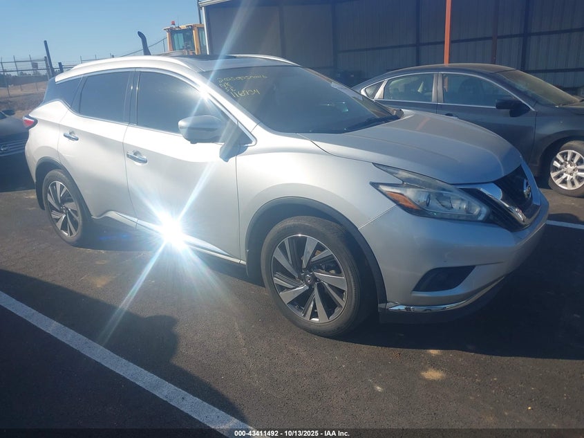 2016 Nissan Murano Platinum silver other gasoline 5N1AZ2MG1GN116734 photo #1