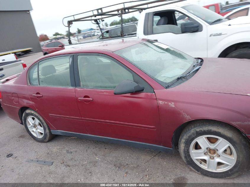 2005 Chevrolet Malibu Ls VIN: 1G1ZT52885F270203 Lot: 43411541