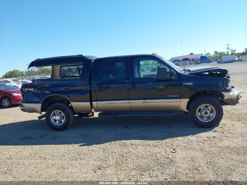 2000 Ford F-250 Lariat/Xl/Xlt VIN: 1FTNW21F7YEC70568 Lot: 43411550