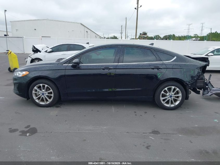 2020 Ford Fusion Se VIN: 3FA6P0HD6LR249202 Lot: 43411551