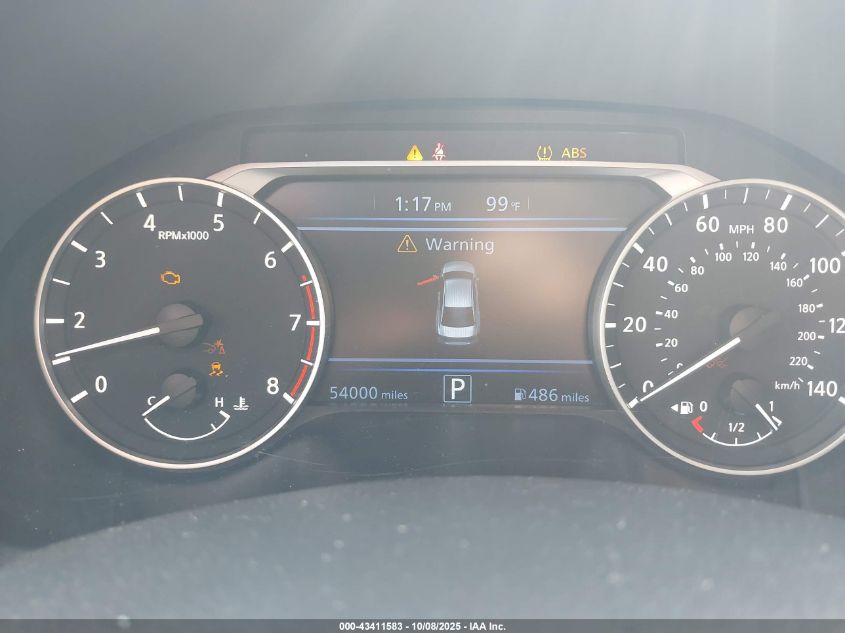 2024 Nissan Altima Sv Fwd VIN: 1N4BL4DV3RN384388 Lot: 43411583