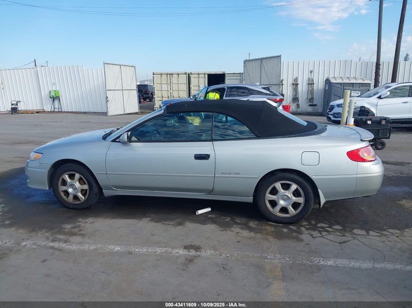 2002 Toyota Camry Solara Sle V6 VIN: 2T1FF28P12C591762 Lot: 43411609