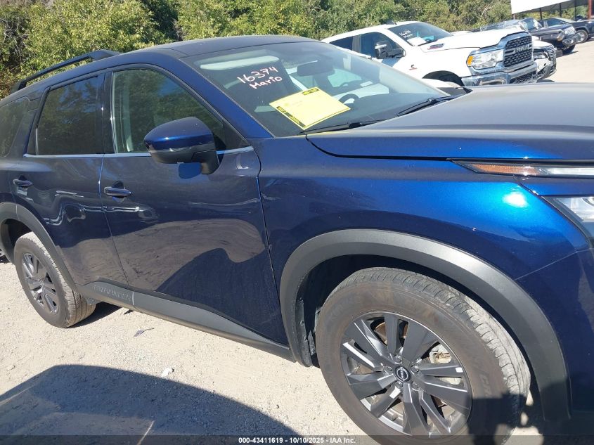 2024 Nissan Pathfinder Sv Fwd VIN: 5N1DR3BA7RC303704 Lot: 43411619