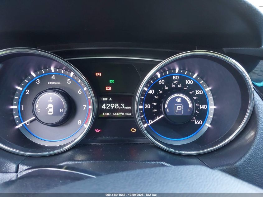 2012 Hyundai Sonata Limited VIN: 5NPEC4AC5CH353628 Lot: 43411643