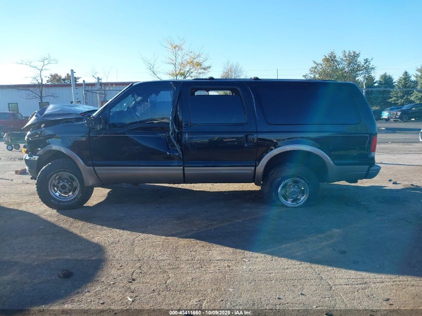 2000 Ford Excursion Limited VIN: 1FMNU43S4YEA63773 Lot: 43411660
