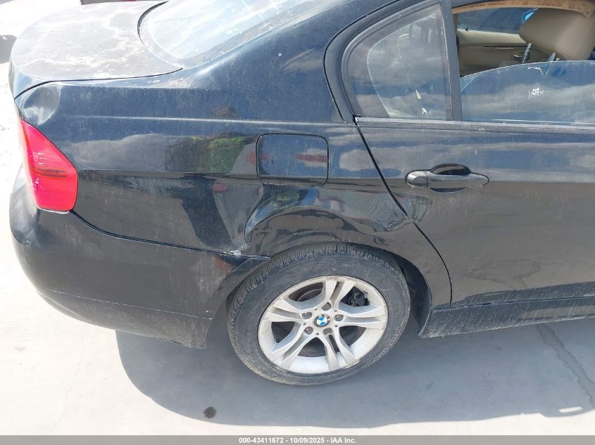 2008 BMW 328I VIN: WBAVA37518NL57494 Lot: 43411672