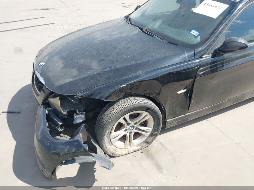 2008 BMW 328I VIN: WBAVA37518NL57494 Lot: 43411672