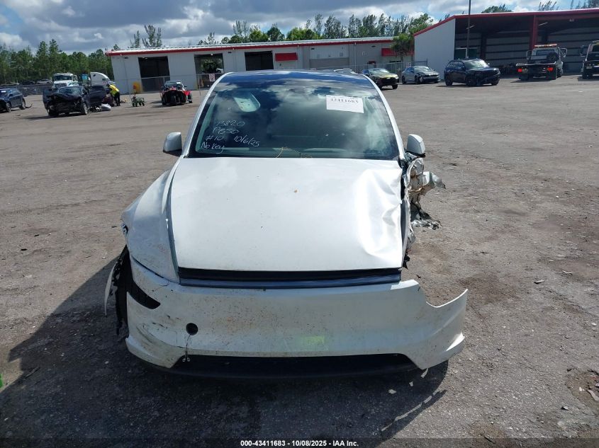 2026 Tesla Model Y Long Range Dual Motor All-Wheel Drive VIN: 7SAYGDED0TA456796 Lot: 43411683