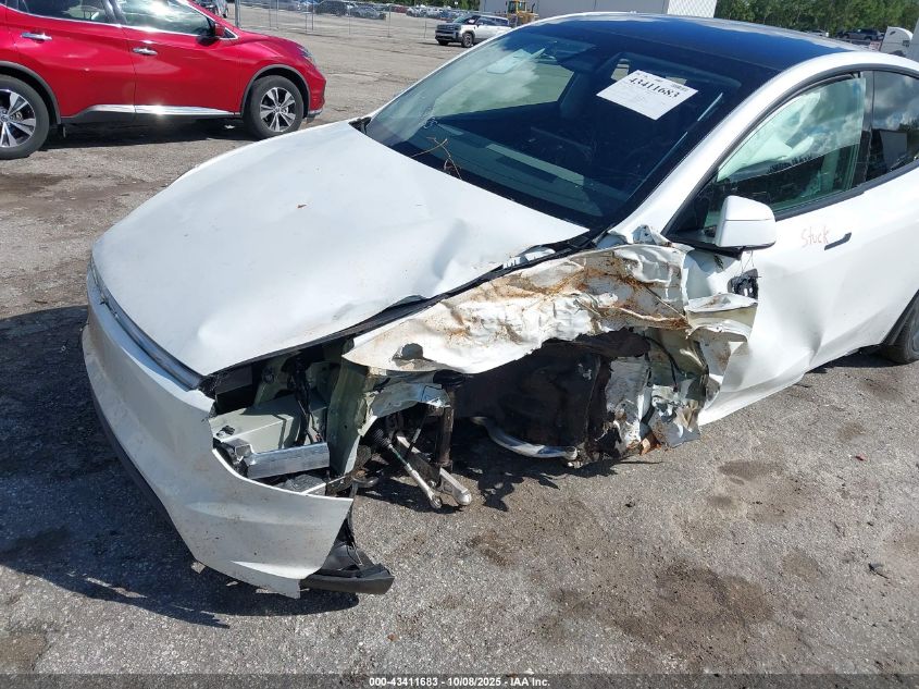 2026 Tesla Model Y Long Range Dual Motor All-Wheel Drive VIN: 7SAYGDED0TA456796 Lot: 43411683