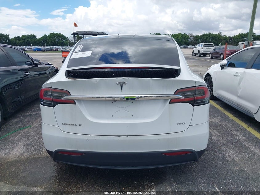 2018 Tesla Model X 100D/75D/P100D VIN: 5YJXCBE23JF114041 Lot: 43411707