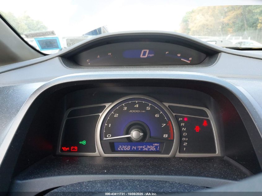 2009 Honda Civic Lx VIN: 19XFA16569E015512 Lot: 43411731