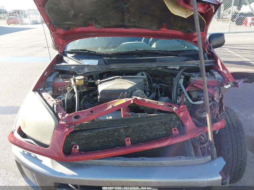 2002 Toyota Rav4 VIN: JTEHH20V620166962 Lot: 43411735