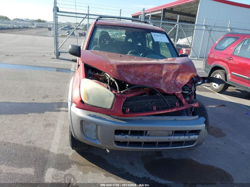 2002 Toyota Rav4 VIN: JTEHH20V620166962 Lot: 43411735