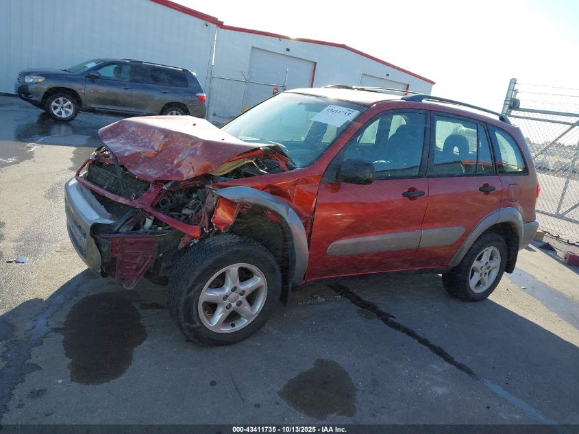 2002 Toyota Rav4 VIN: JTEHH20V620166962 Lot: 43411735