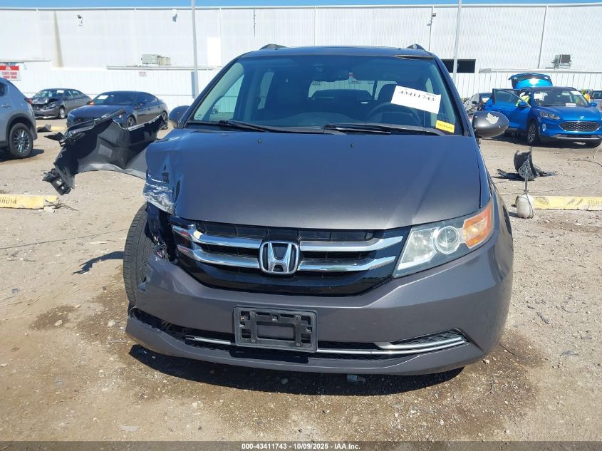 2015 Honda Odyssey Ex-L VIN: 5FNRL5H69FB030905 Lot: 43411743