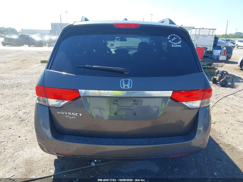 2015 Honda Odyssey Ex-L VIN: 5FNRL5H69FB030905 Lot: 43411743