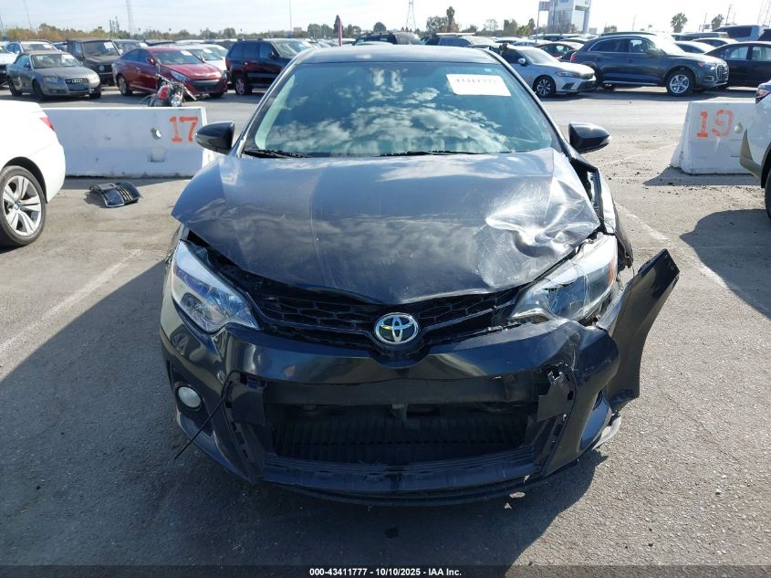2014 Toyota Corolla S Plus VIN: 5YFBURHE2EP109199 Lot: 43411777